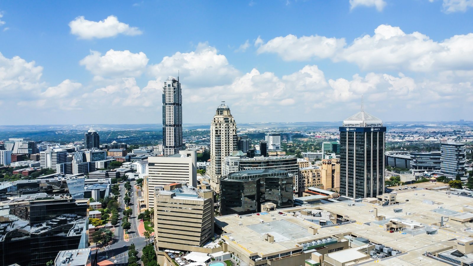 A South African city skyline